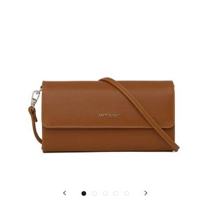 Matt & Nat Drew Crossbody Purse Small in Chili (Brown)